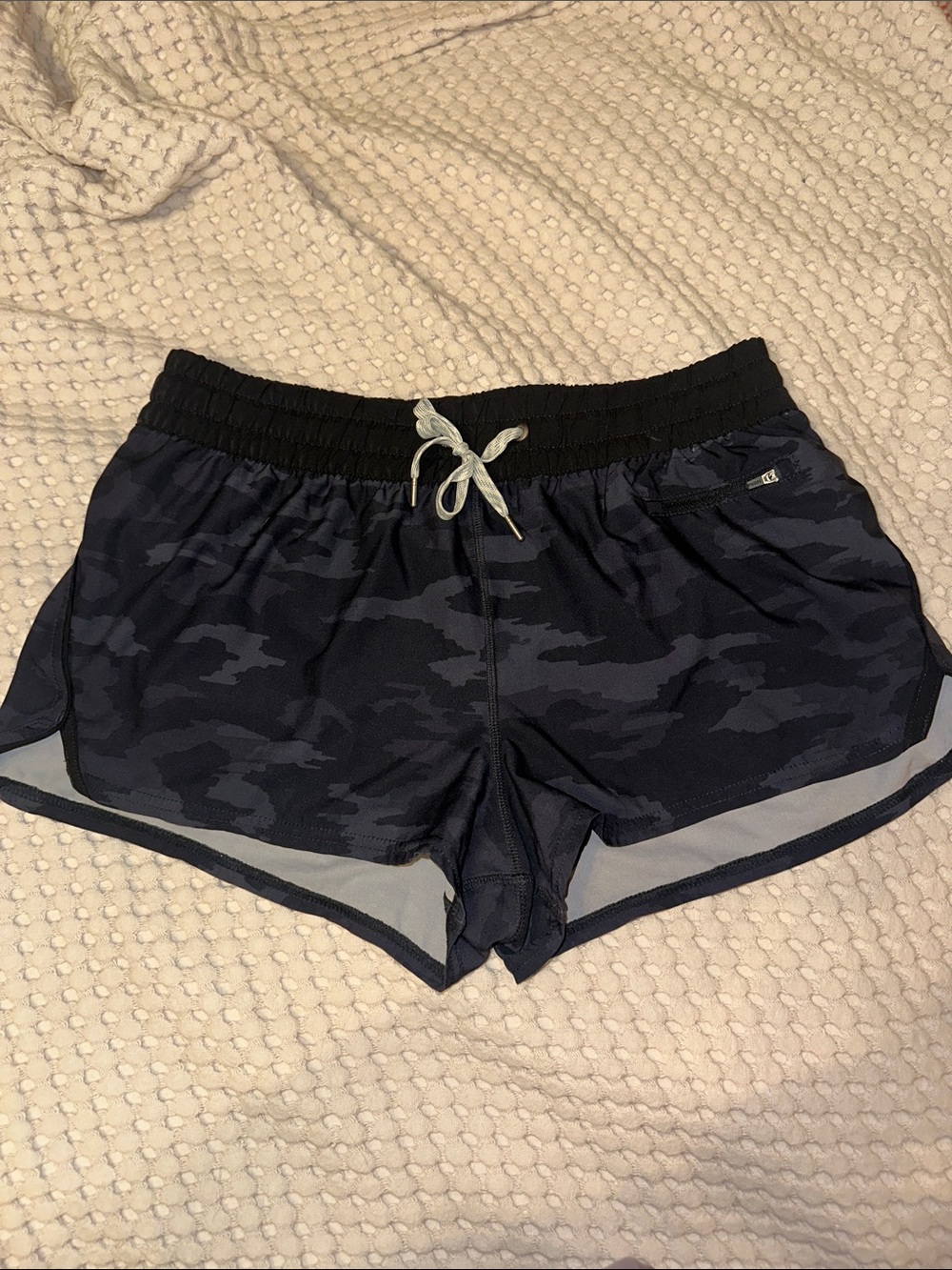 Vuori Black Camo Shorts